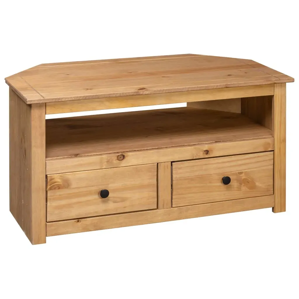 Traverse Corner TV Cabinet 93x49x49 cm Solid Pine Panama Range Price