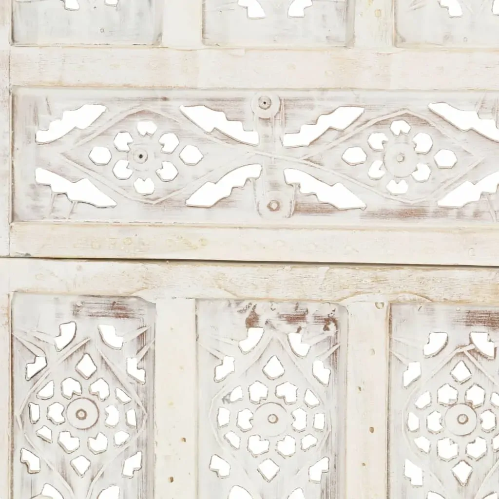 Puyallup Hand carved Room Divider 120x165 cm Solid Mango Wood Price