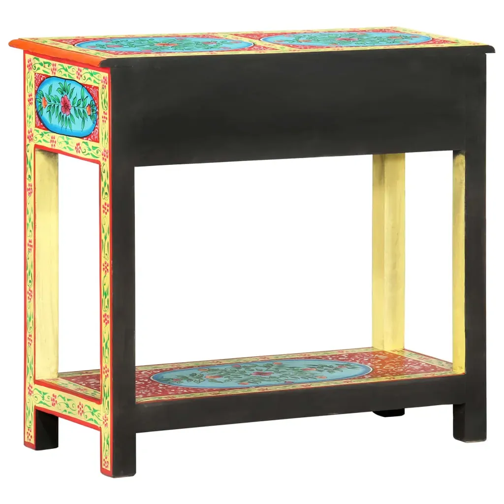 Hand Painted Console Table 80x35x75 cm Solid Mango Wood Price