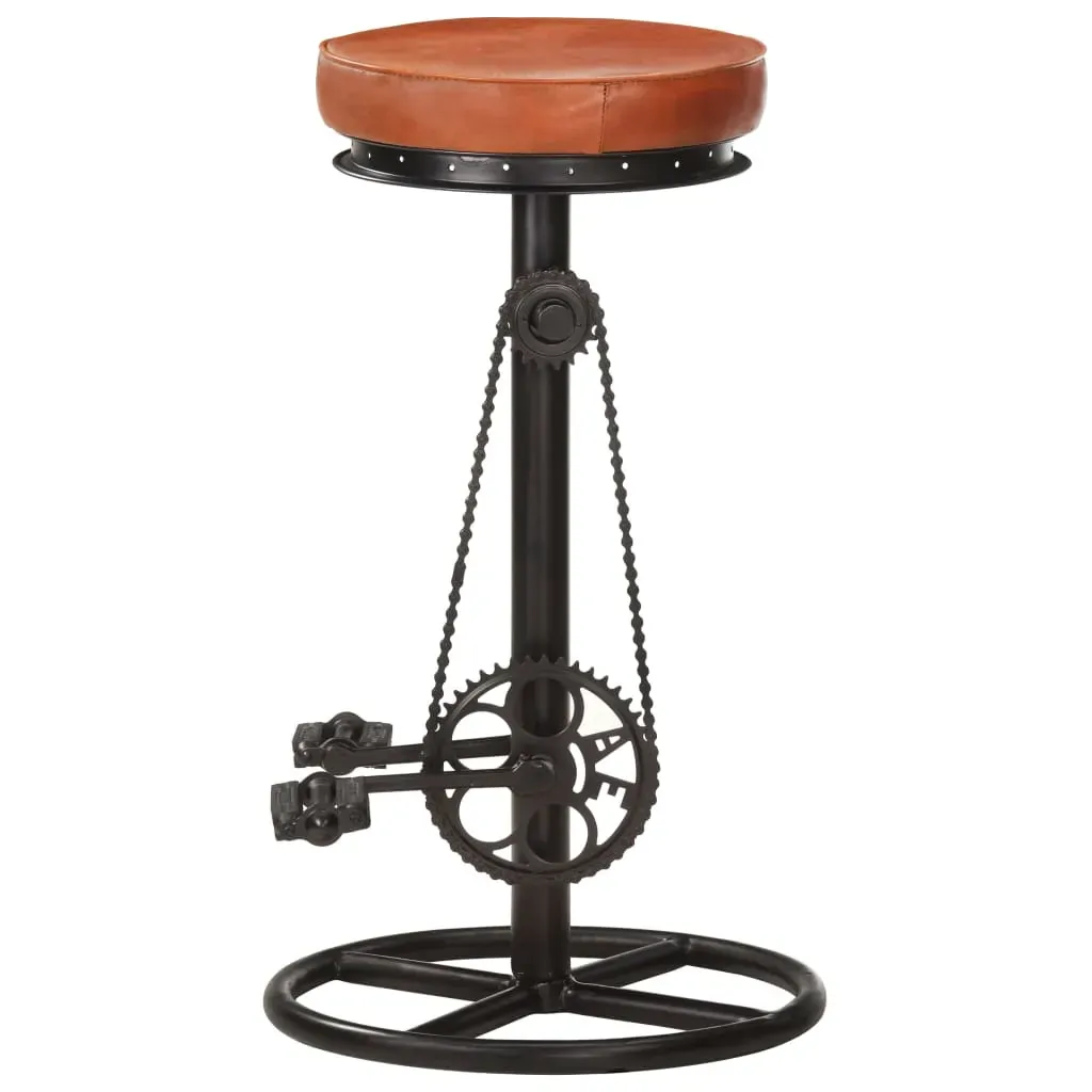 Bar Stools 2 pcs and Real Goat Leather Price