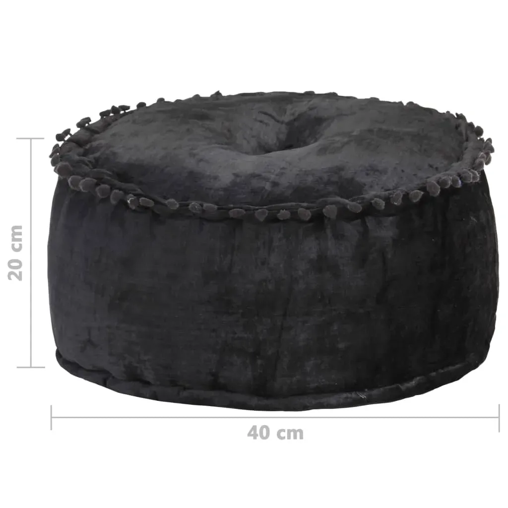 Round Pouffe Velvet 40x20 cm Price