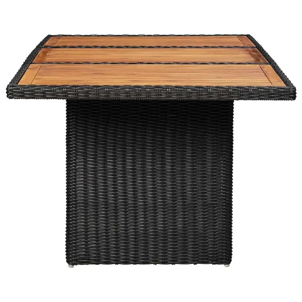 11 Piece Outdoor Dining Set Poly Rattan Price