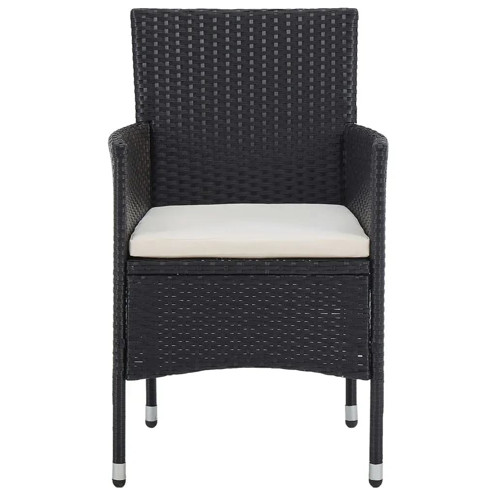 3 Piece Garden Dining Set Poly Rattan Price