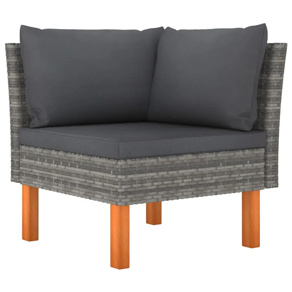 Garden Sofa with Cushions Poly Rattan Price