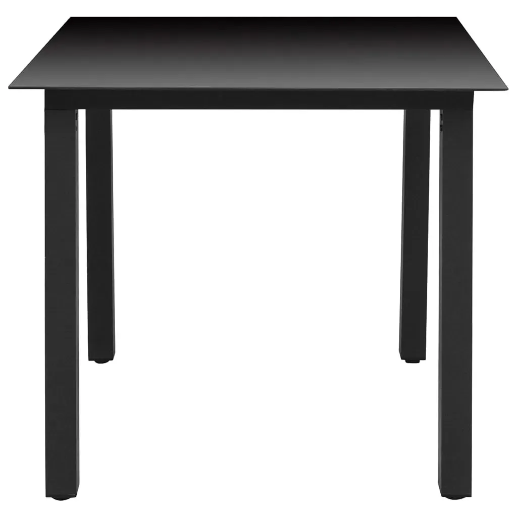 Garden Dining Set Black Price