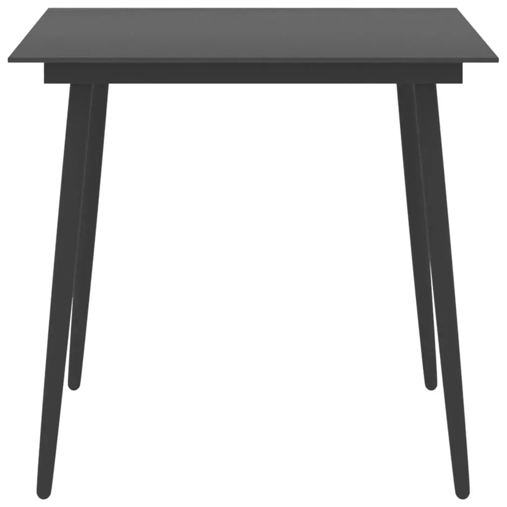 Garden Dining Set Black Price