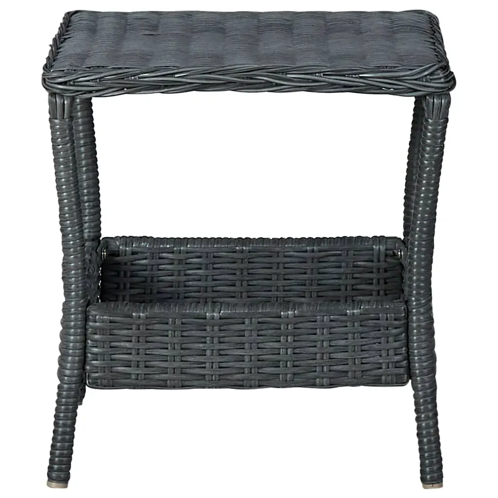 2 Piece Garden Lounge Set with Cushions Poly Rattan Price