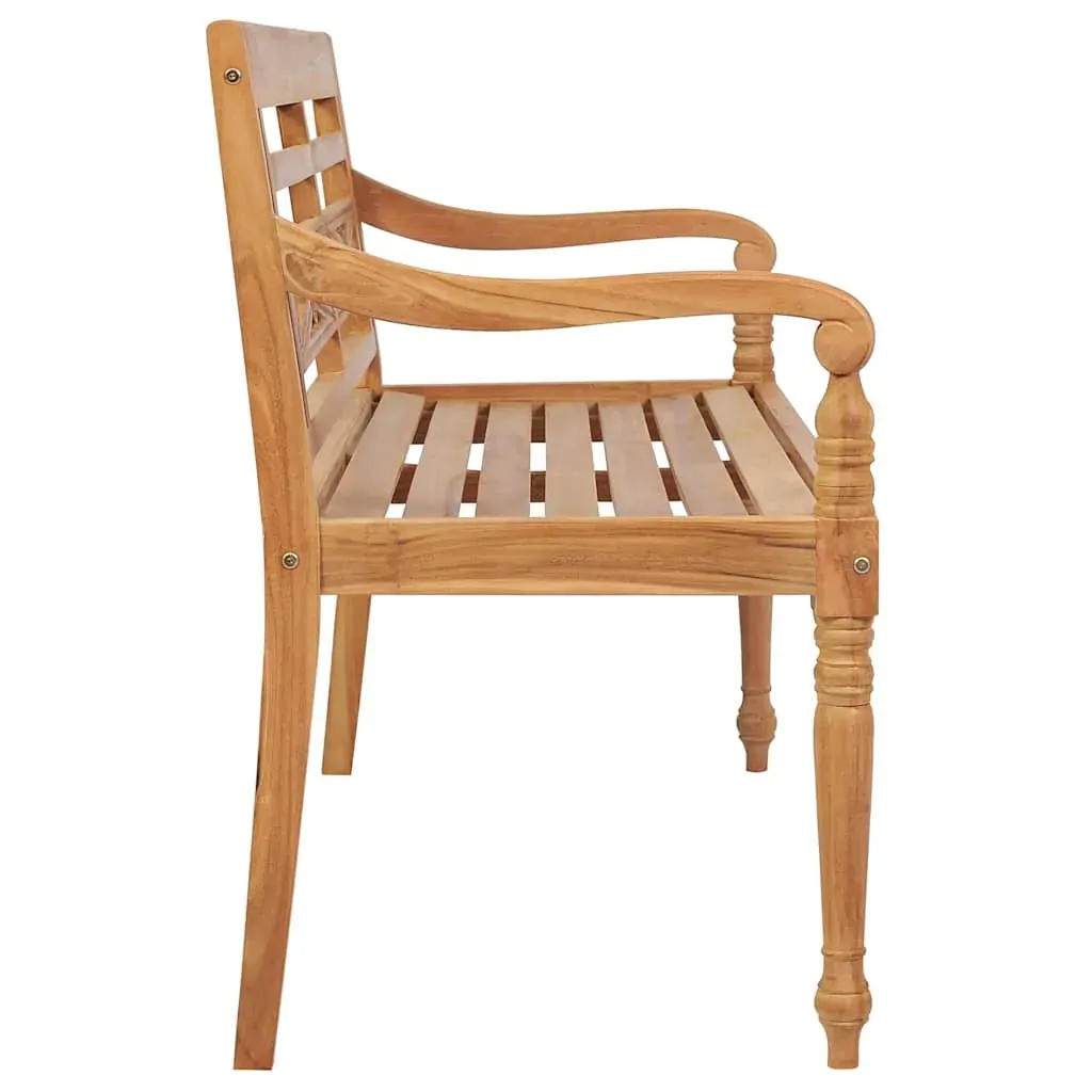 Batavia Bench with Cushion Solid Teak Wood Price