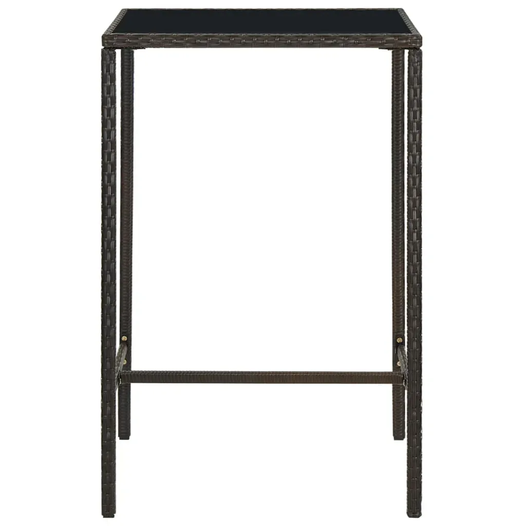 Garden Bar Set Poly Rattan Price