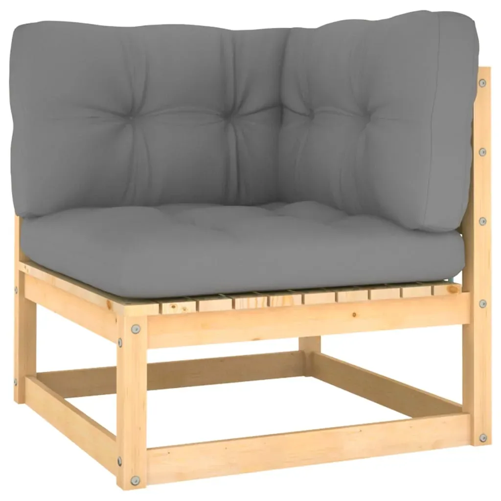 8 Piece Garden Lounge Set Solid Pinewood Price