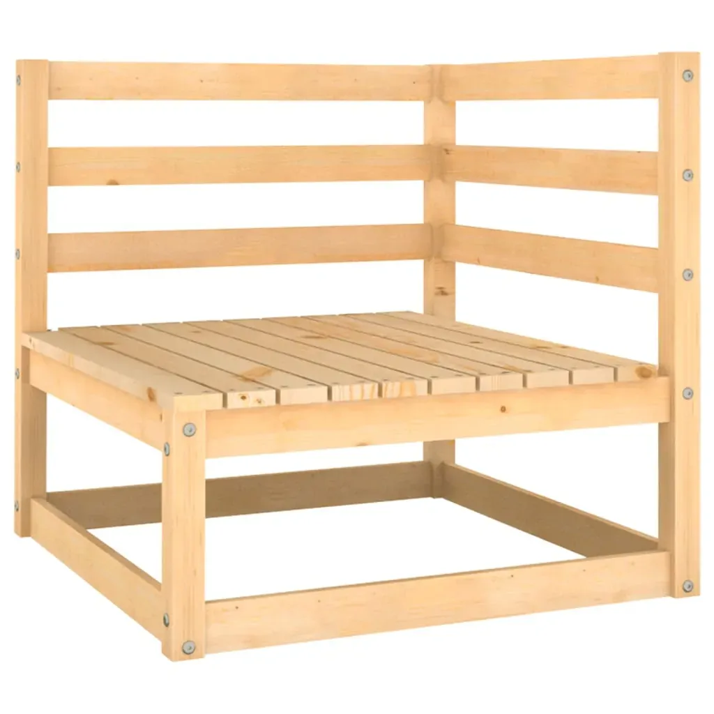 5 Piece Garden Lounge Set Solid Pinewood Price