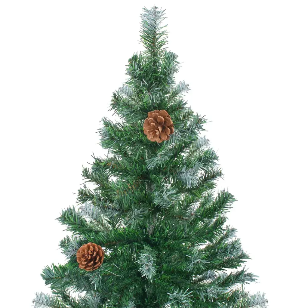 Frosted Christmas Tree with LEDs&Pinecones Price