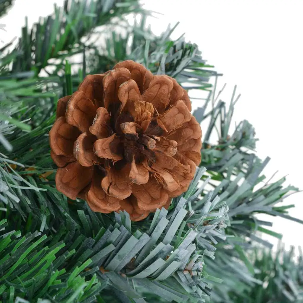 Frosted Christmas Tree with LEDs&Ball Set&Pinecones Price