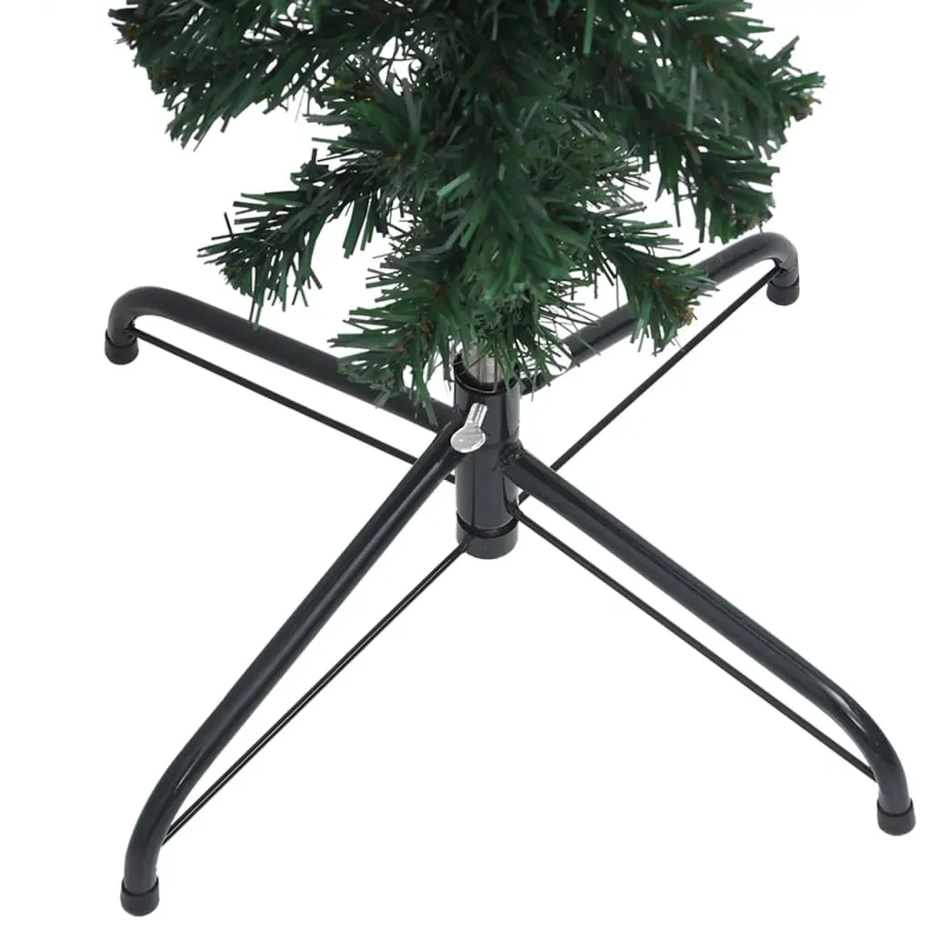 Upside-down Artificial Christmas Tree with LEDs Green Price