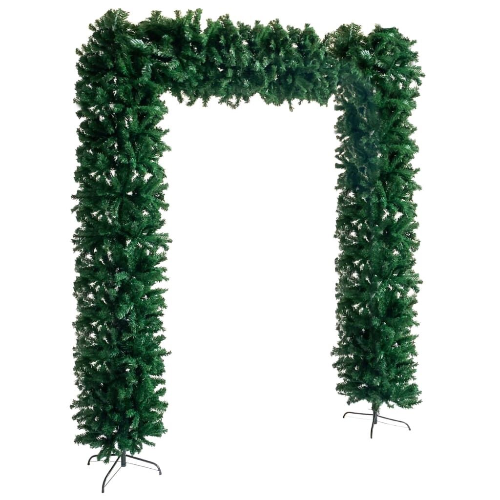 Christmas Tree Arch with LEDs&Ball Set Green 240 cm Price