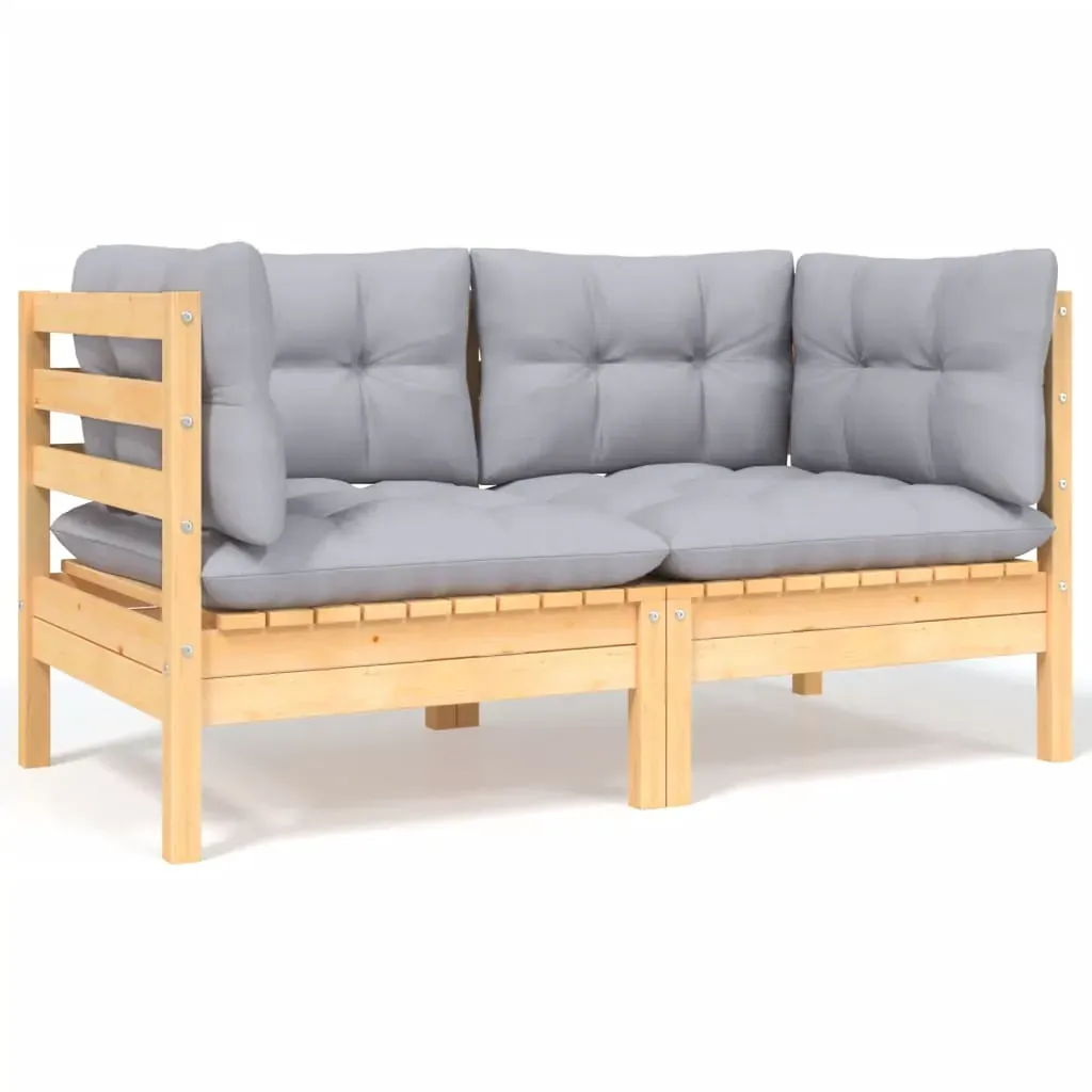 8 Piece Garden Lounge Set with Cushions Pinewood Price
