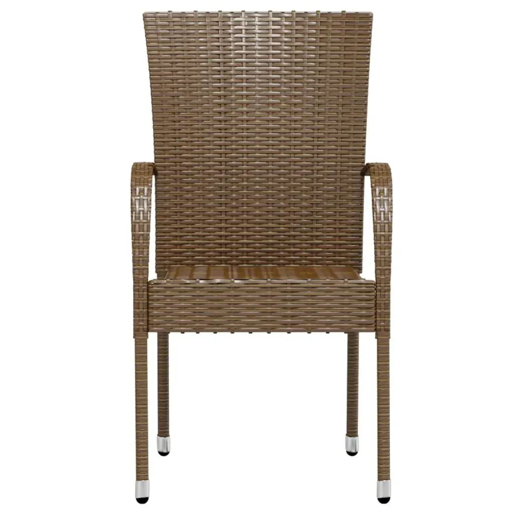 3 Piece Garden Dining Set Poly Rattan Price