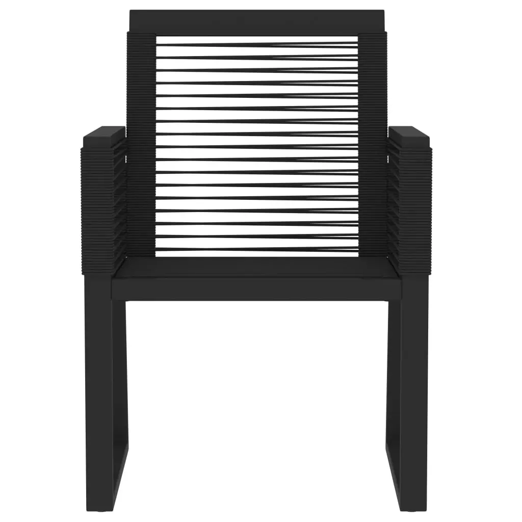 Garden Dining Set Black Price