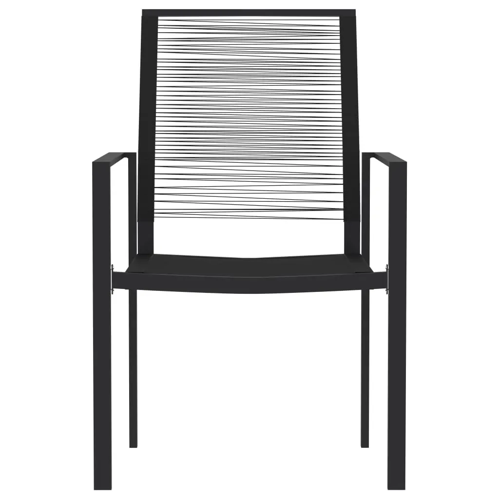 Garden Dining Set Black Price
