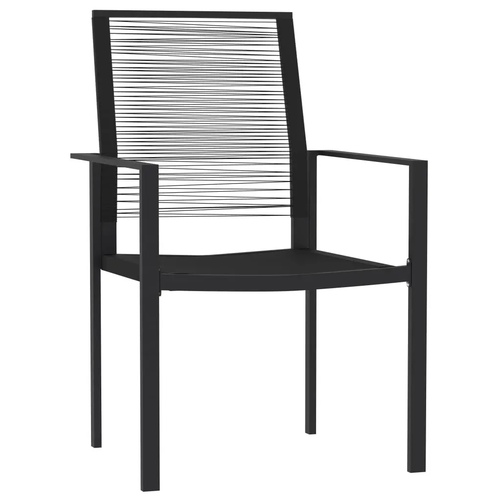 Garden Dining Set Black Price