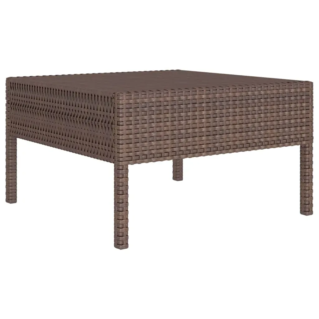 2 Piece Garden Lounge Set with Cushions Poly Rattan Price