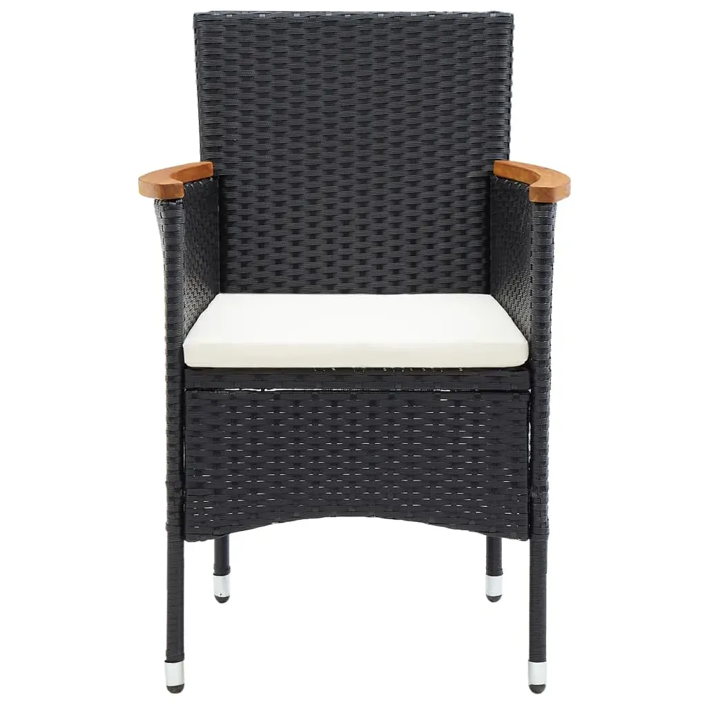 Garden Dining Chairs 4 pcs Poly Rattan Price