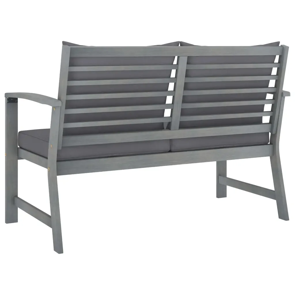 Garden Bench 120 cm with Cushion Solid Acacia Wood Price