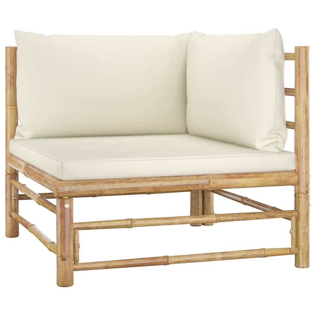Garden Lounge Set with Cushions Bamboo Price