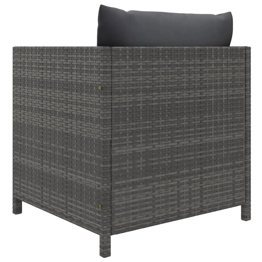 Garden Sofa with Cushions Poly Rattan Price