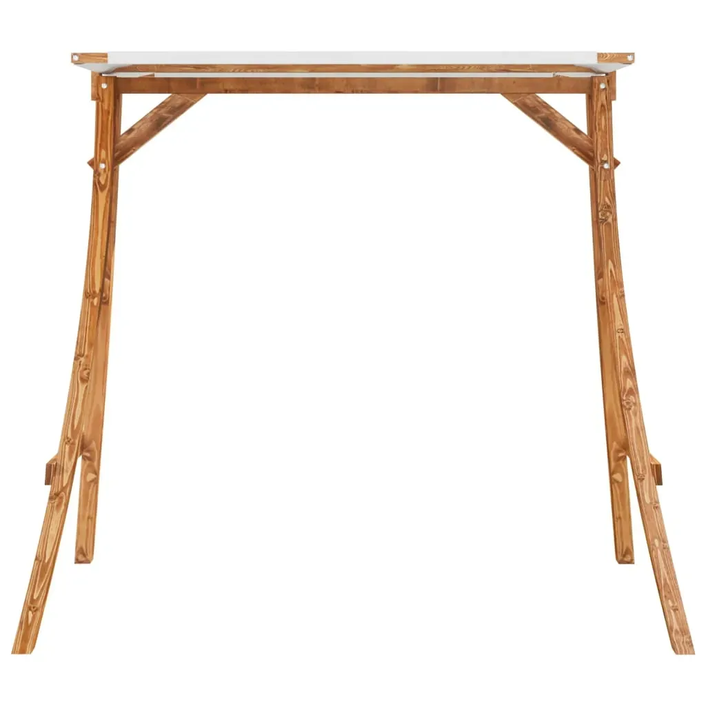 Swing Frame with Roof Solid Bent Wood with Teak Finish Price