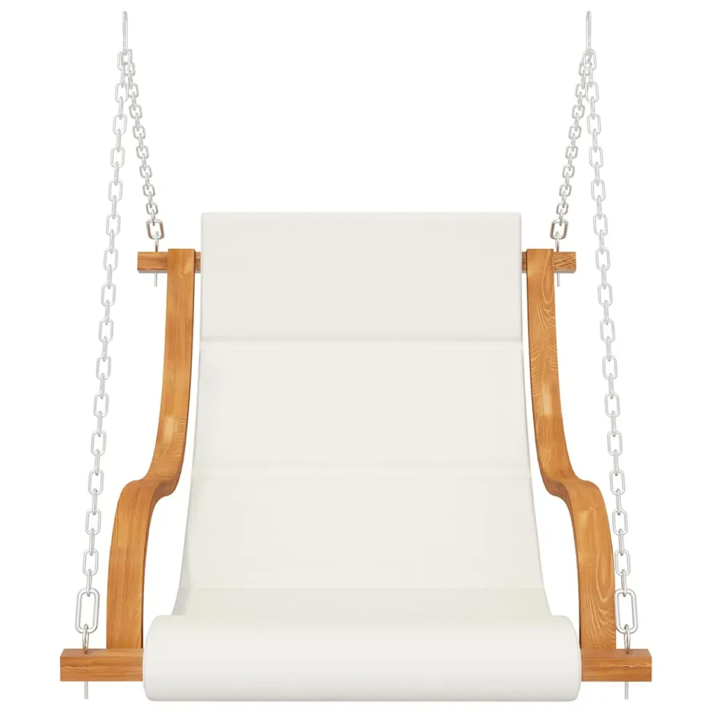 Swing Chair with Cushion Bent Wood with Teak Finish Price