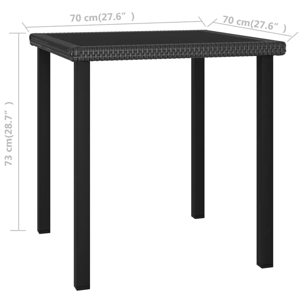 Garden Dining Table Poly Rattan Price