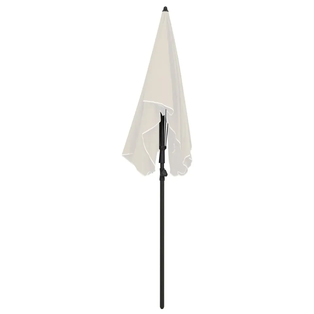 Garden Parasol with Pole 200x130 cm Price