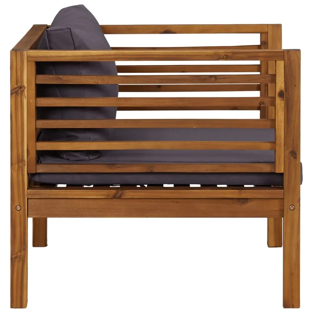Garden Chair with Cushions Solid Acacia Wood Price