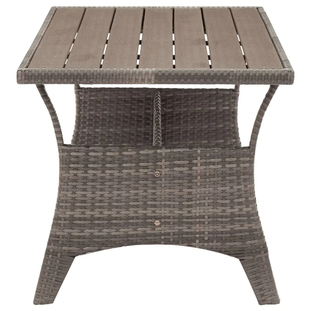 Garden Table 120x70x66 cm Poly Rattan Price