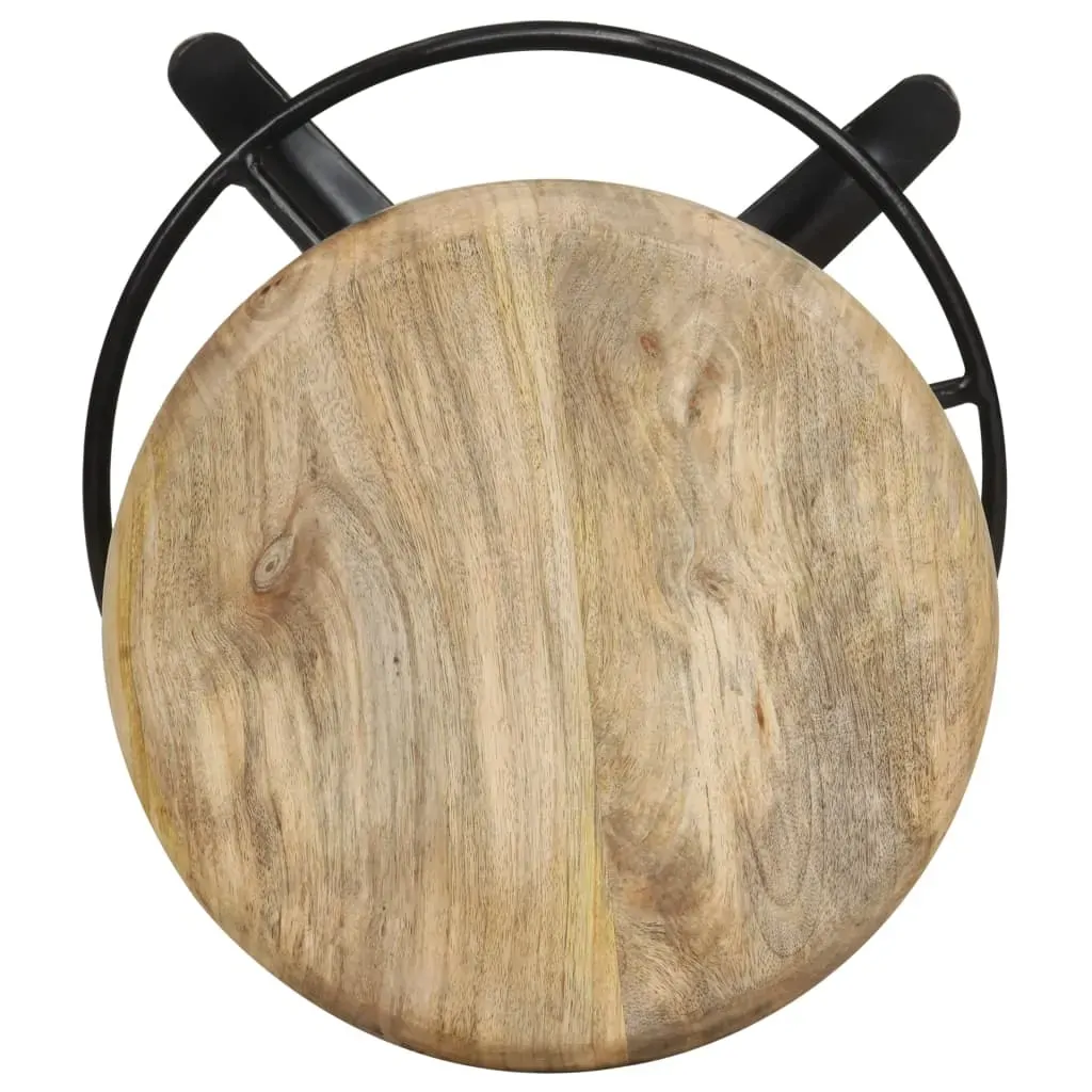 Bar Stools 2 pcs Solid Mango Wood Price