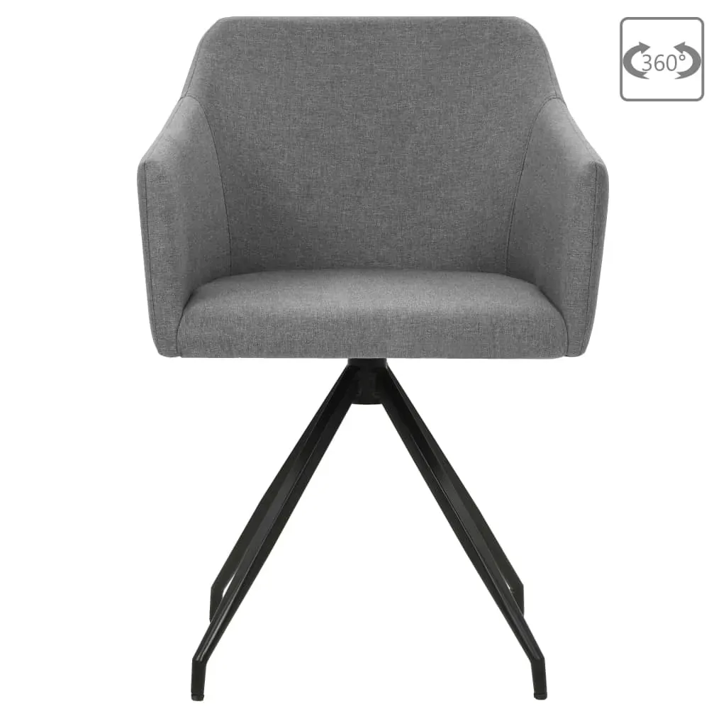 Swivel Dining Chairs 2 pcs Fabric Price