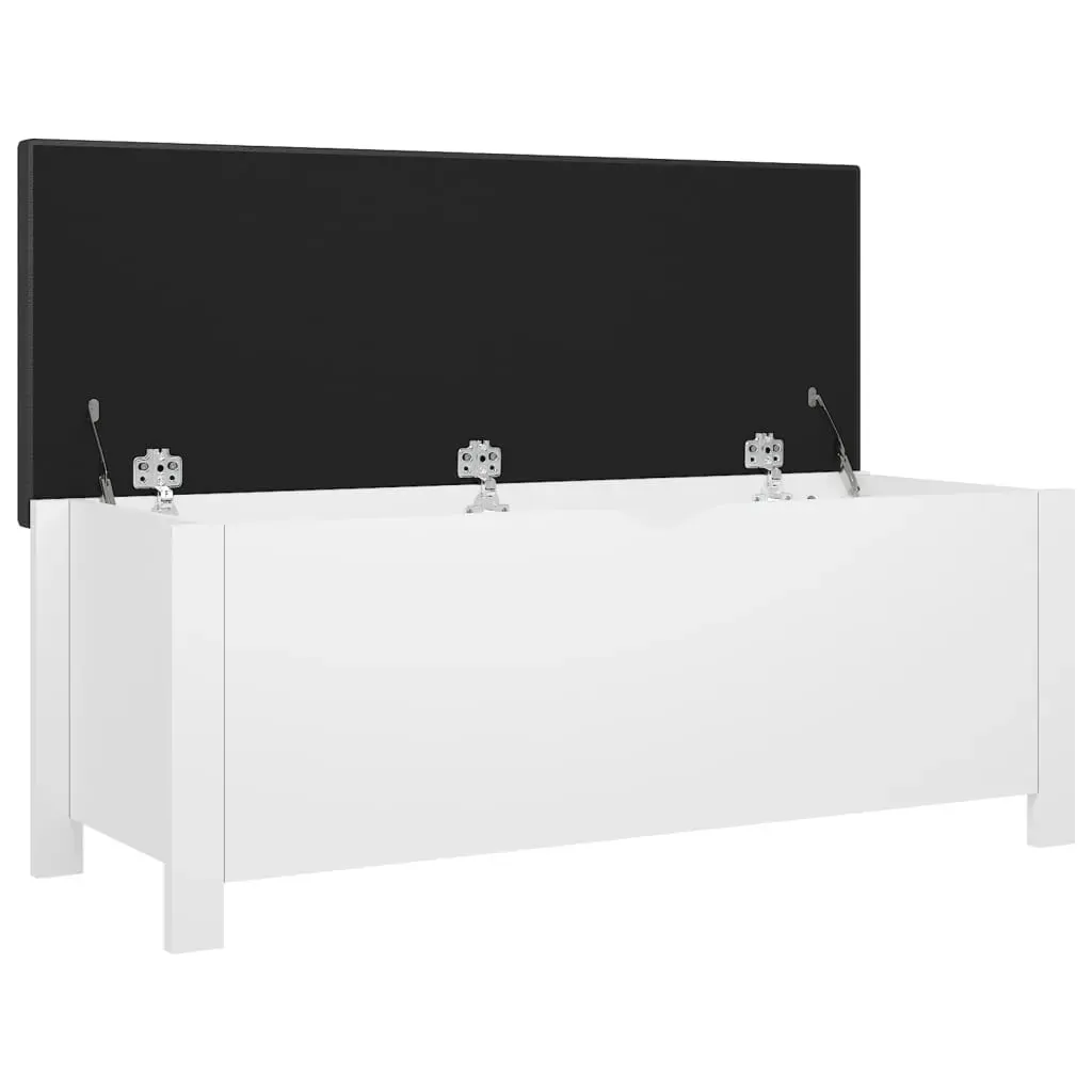 Storage Box with Cushion 105x40x45 cm Engineered Wood Price