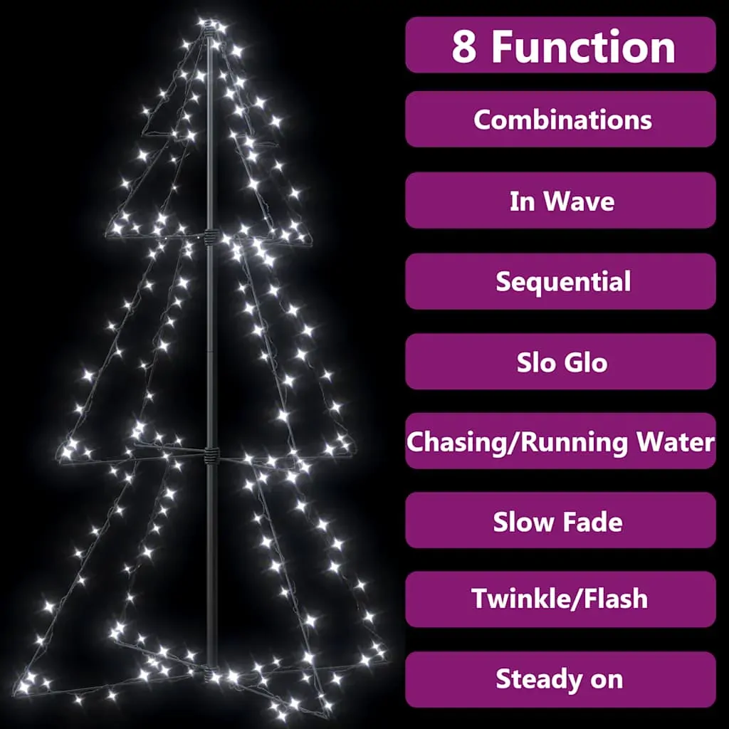 Christmas Cone Tree 160 LEDs Indoor and Outdoor Price