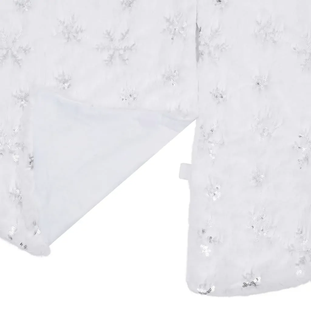 Luxury Christmas Tree Skirt White Faux Fur Price