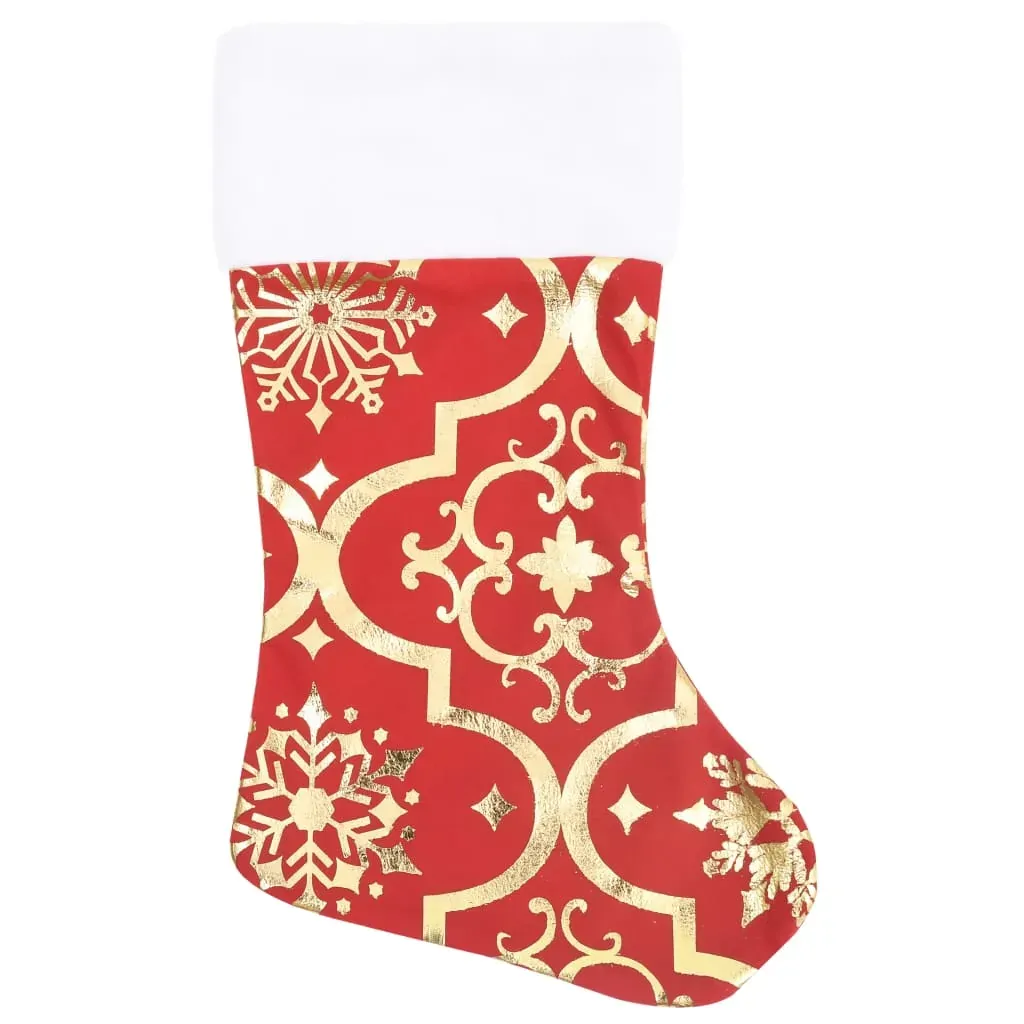 Luxury Christmas Tree Skirt with Sock Red Fabric Price