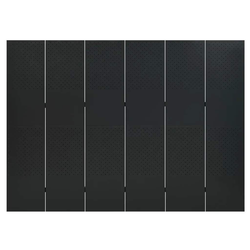 Sedalia 6-Panel Room Divider 240x180 cm Steel Price