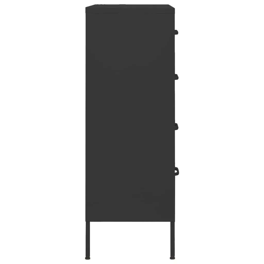 Chest of Drawers 80x35x101.5 cm Steel Price