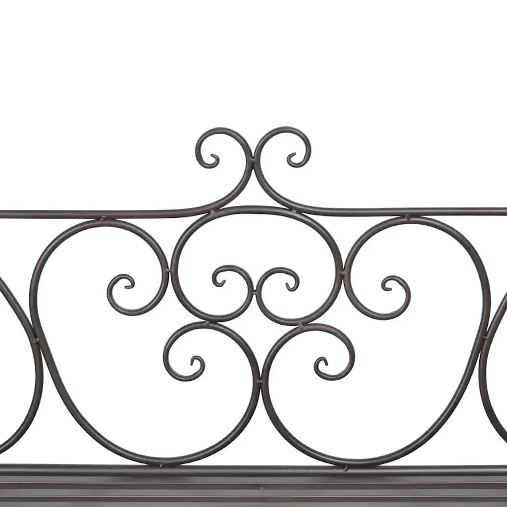 Garden Bench 132 cm Steel Antique Price