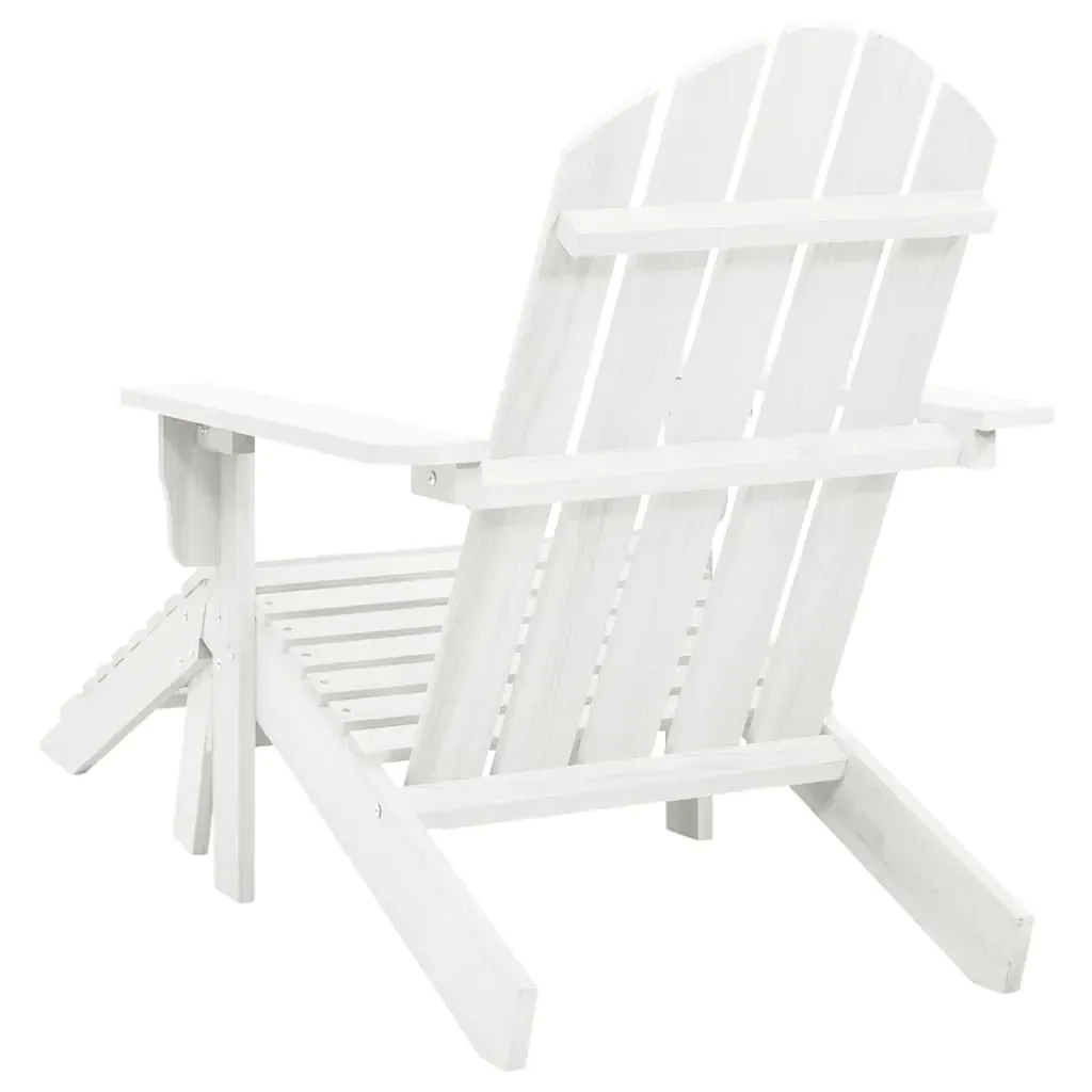 Garden Chair with Ottoman Wood Price