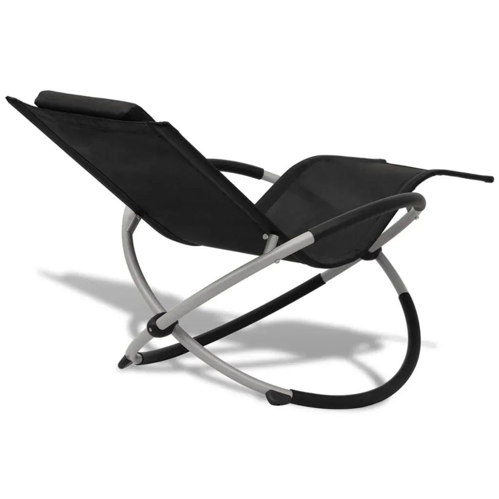 Outdoor Geometrical Sun Lounger Steel and Price