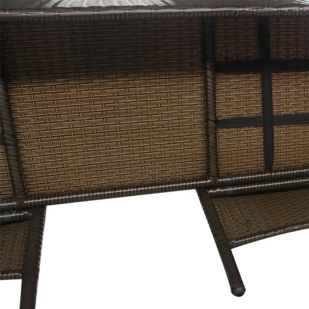 2-Seater Garden Sofa with Tea Table Poly Rattan Price