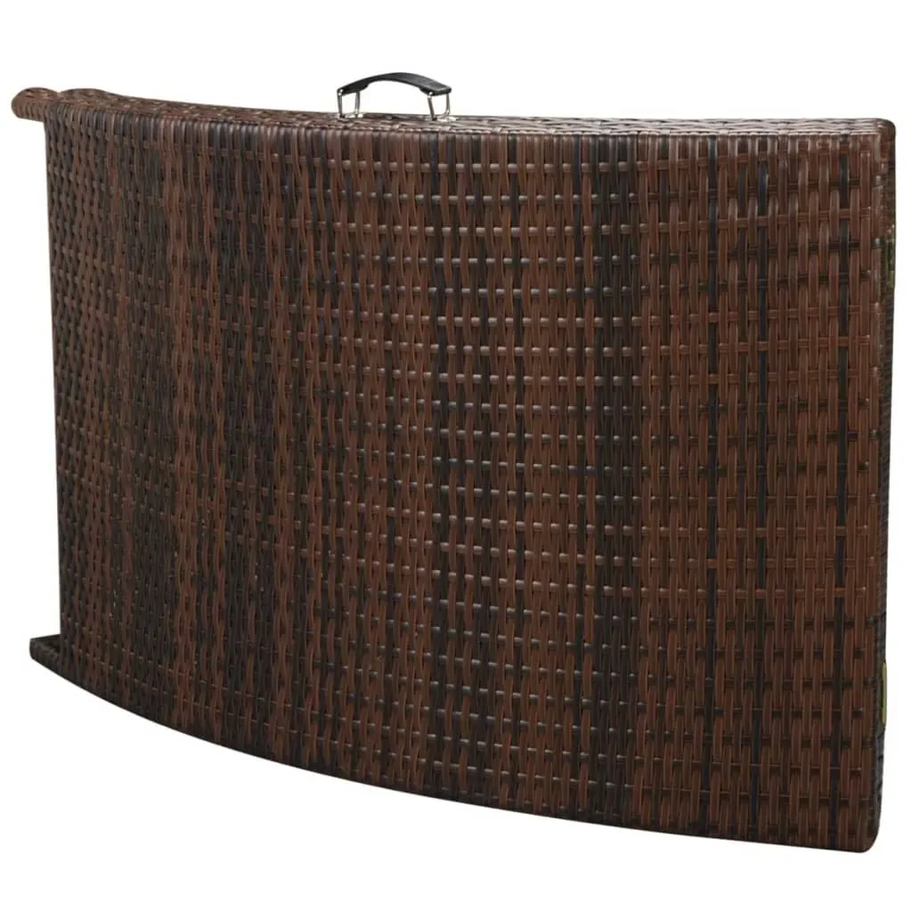 Folding Sun Loungers 2 pcs with Table Poly Rattan Price