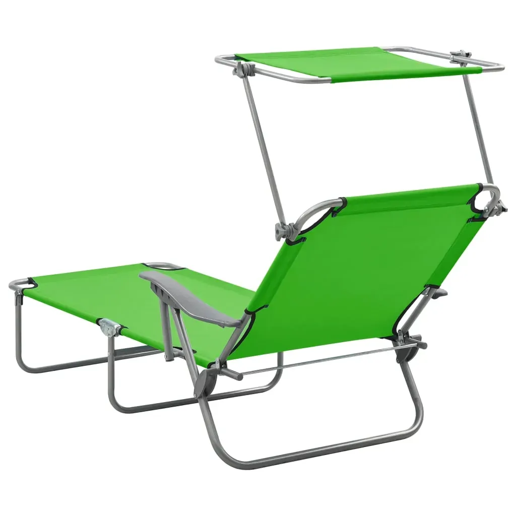 Sun Lounger with Canopy Steel Price