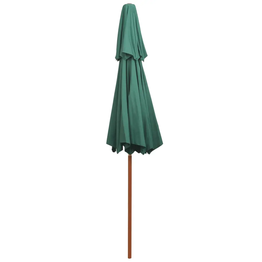 Double Decker Parasol 270x270 cm Wooden Pole Price